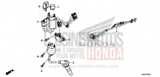 FAISCEAU SECONDAIRE CBF300NAJ de 2018